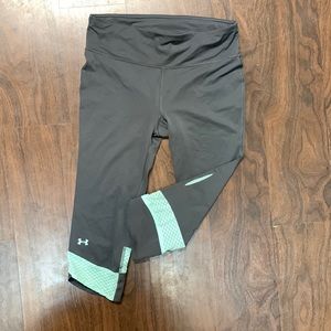 Grey 3/4 Long Under Armour Compression Pants